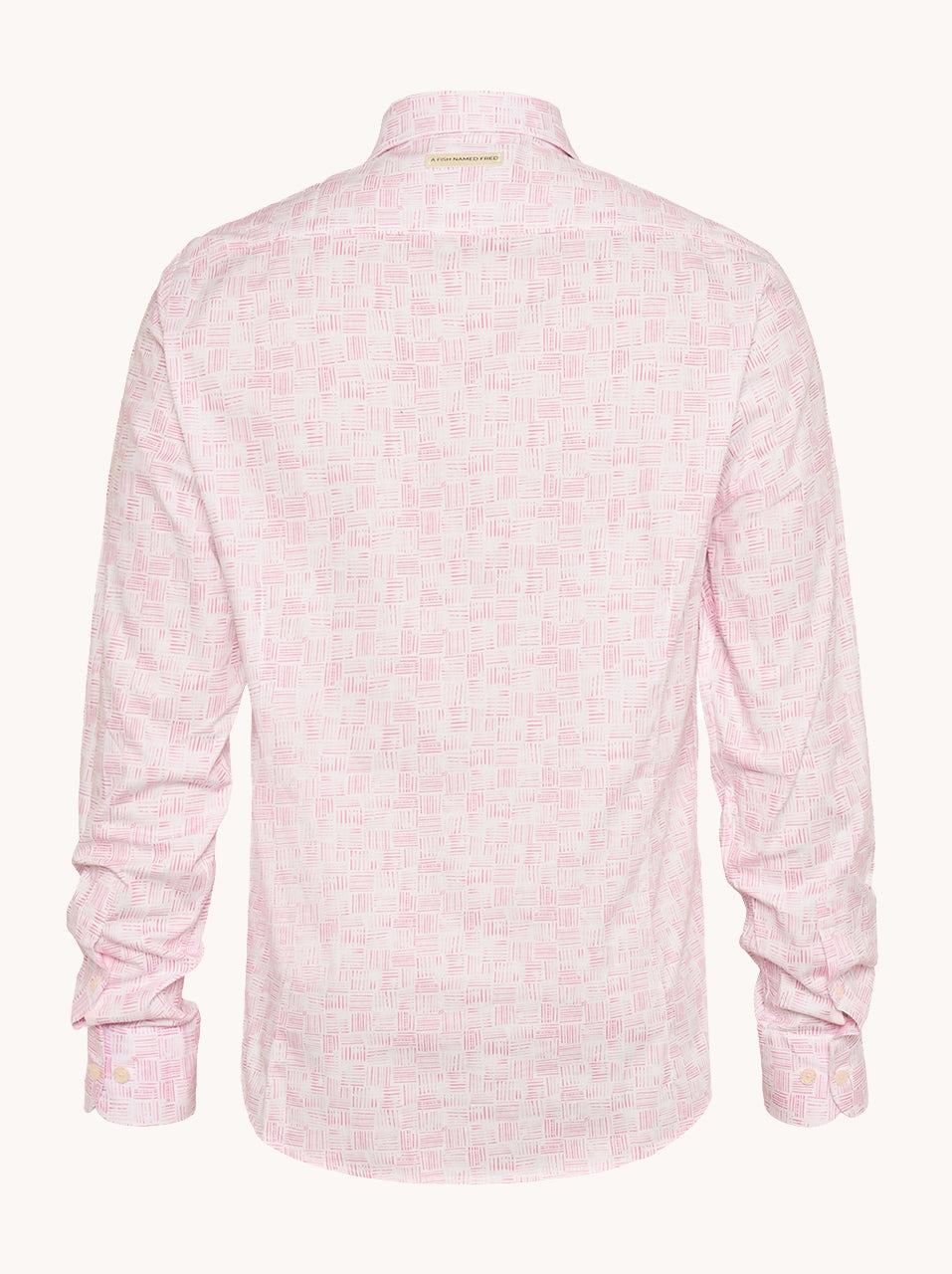 מכופתרת הדפס מלבני