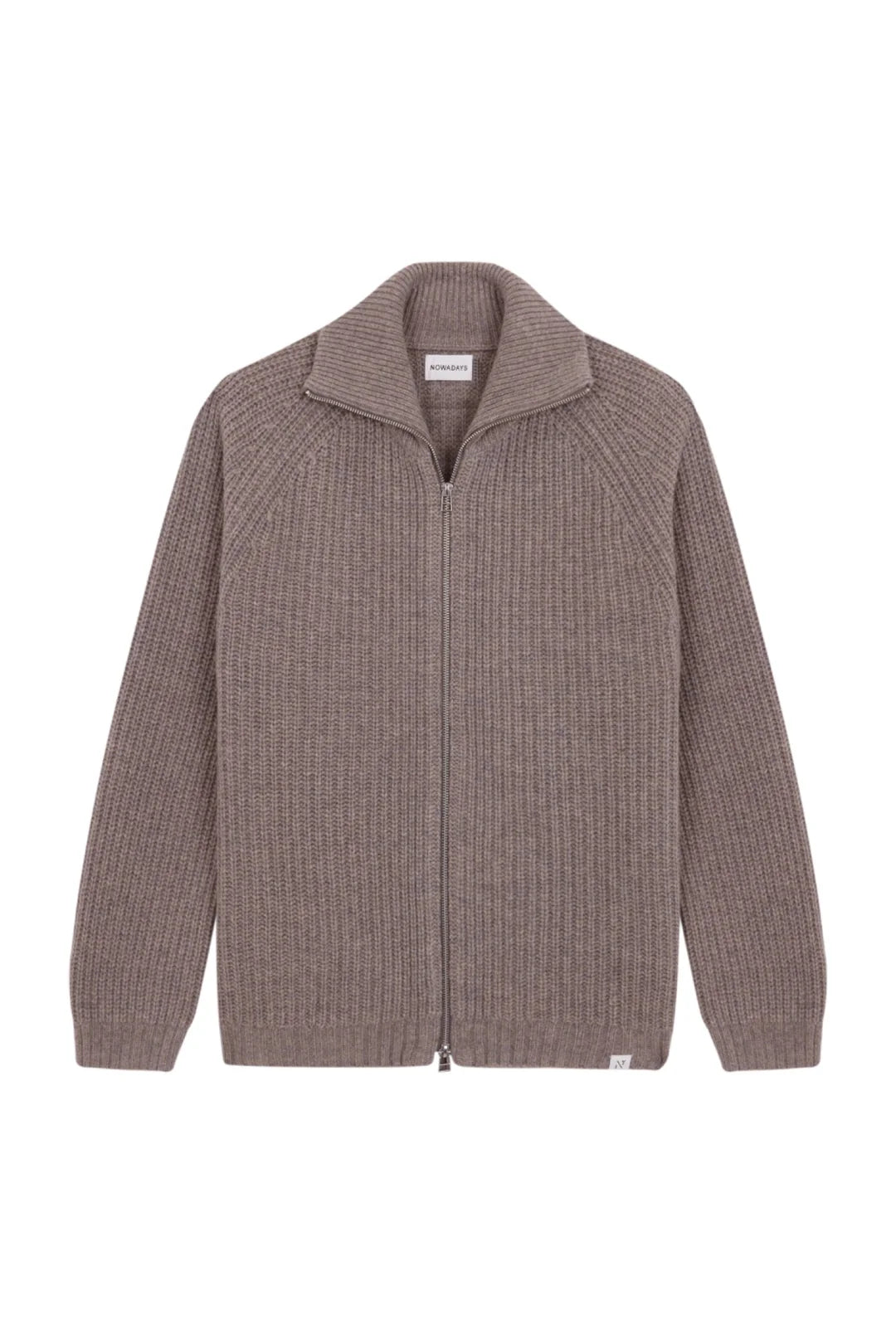 סוודר צמר צווארון גבוה