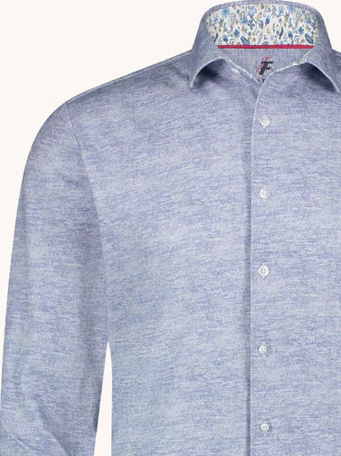 מכופתרת מלנג' כותנה