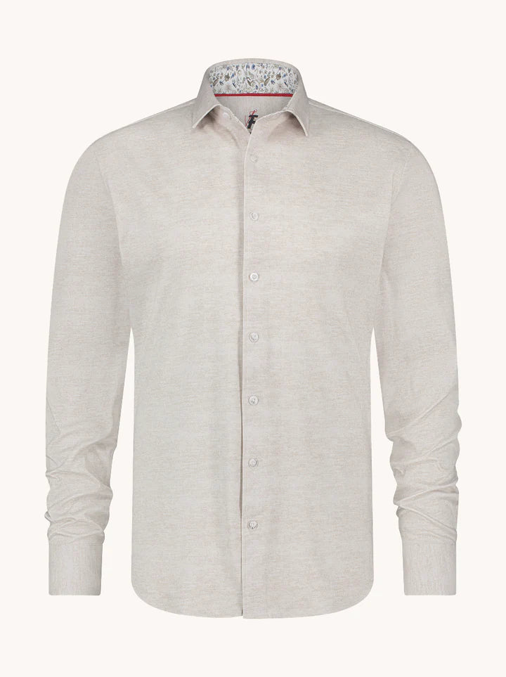 מכופתרת מלנג' כותנה