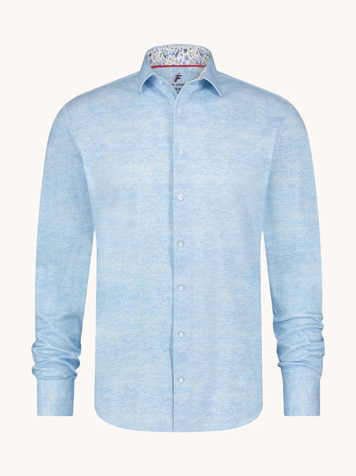 מכופתרת מלנג' כותנה