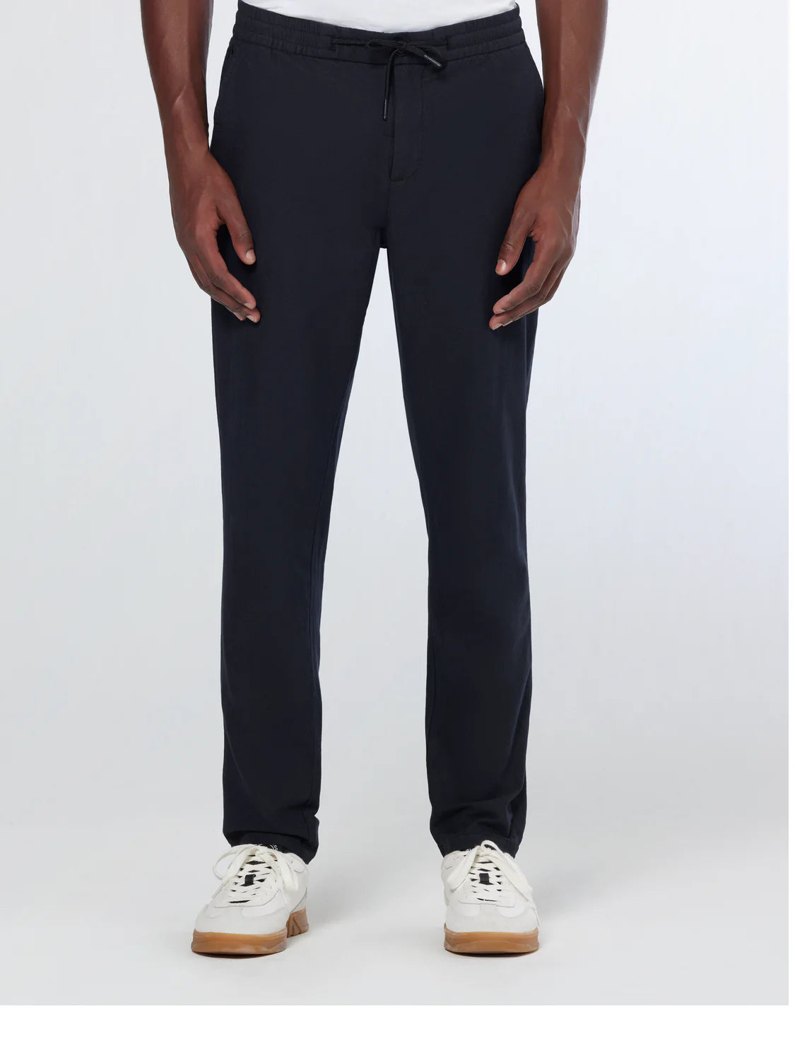 מכנס פשתן - שחור