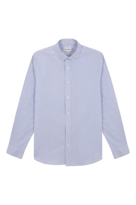 מכופתרת פסים אוקספורד