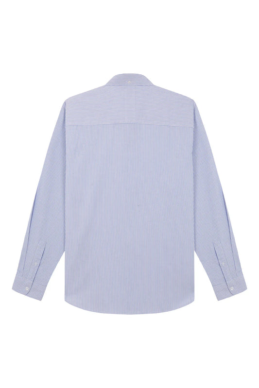 מכופתרת פסים אוקספורד