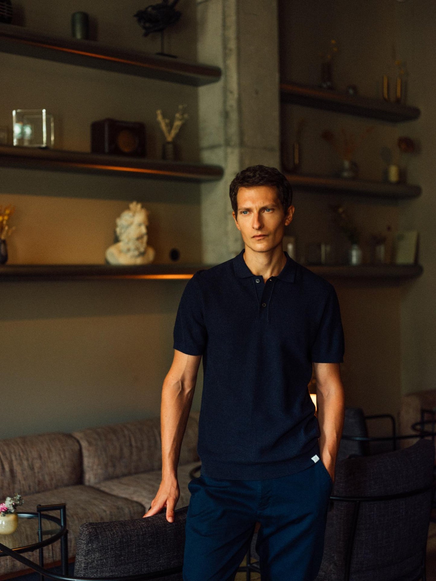 פולו סרוגה בגזרה ישרה