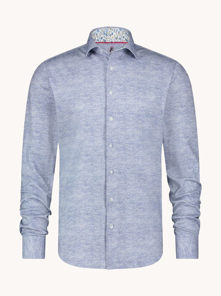 מכופתרת מלנג' כותנה