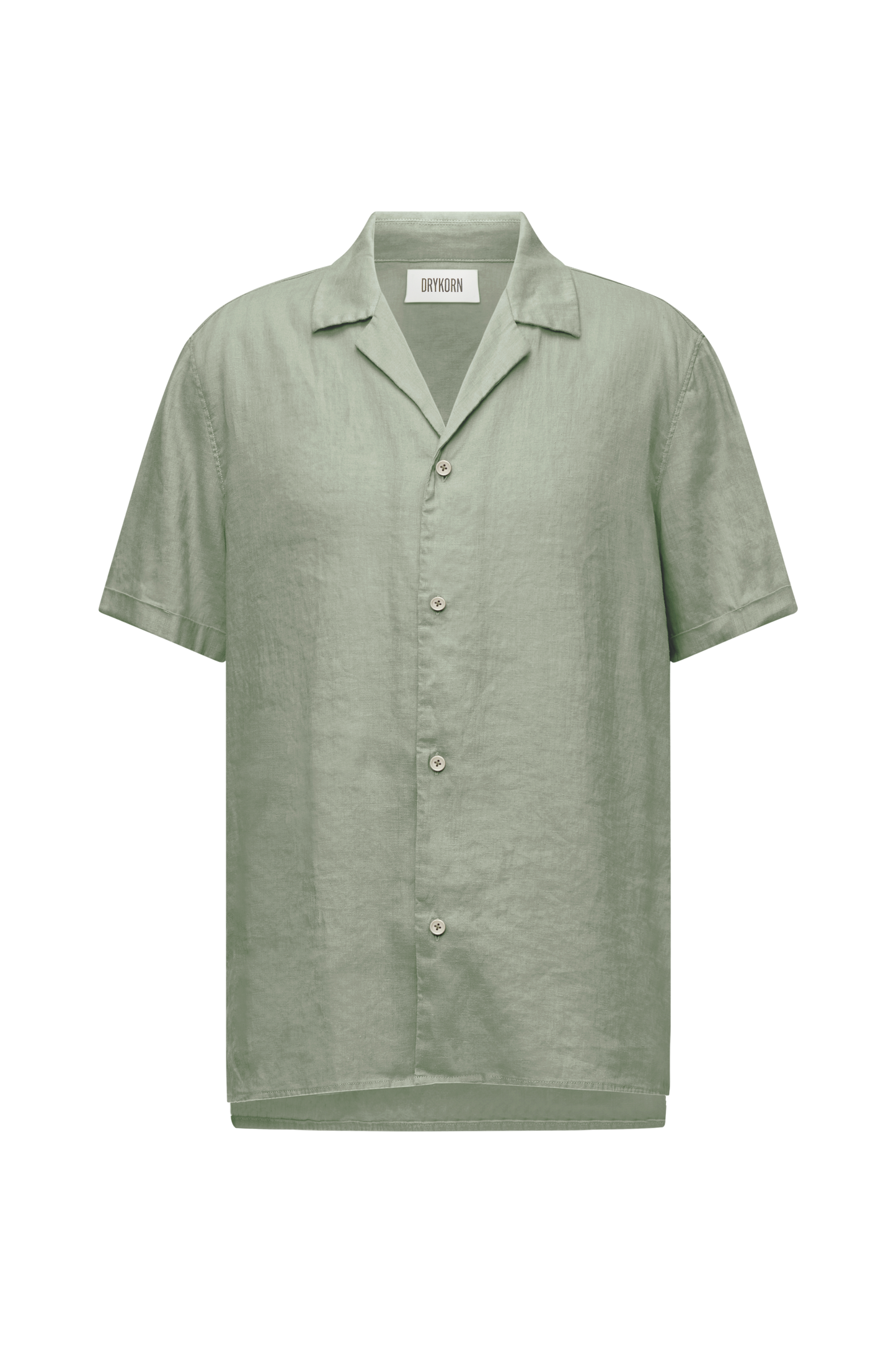 מכופתרת פשתן קצרה