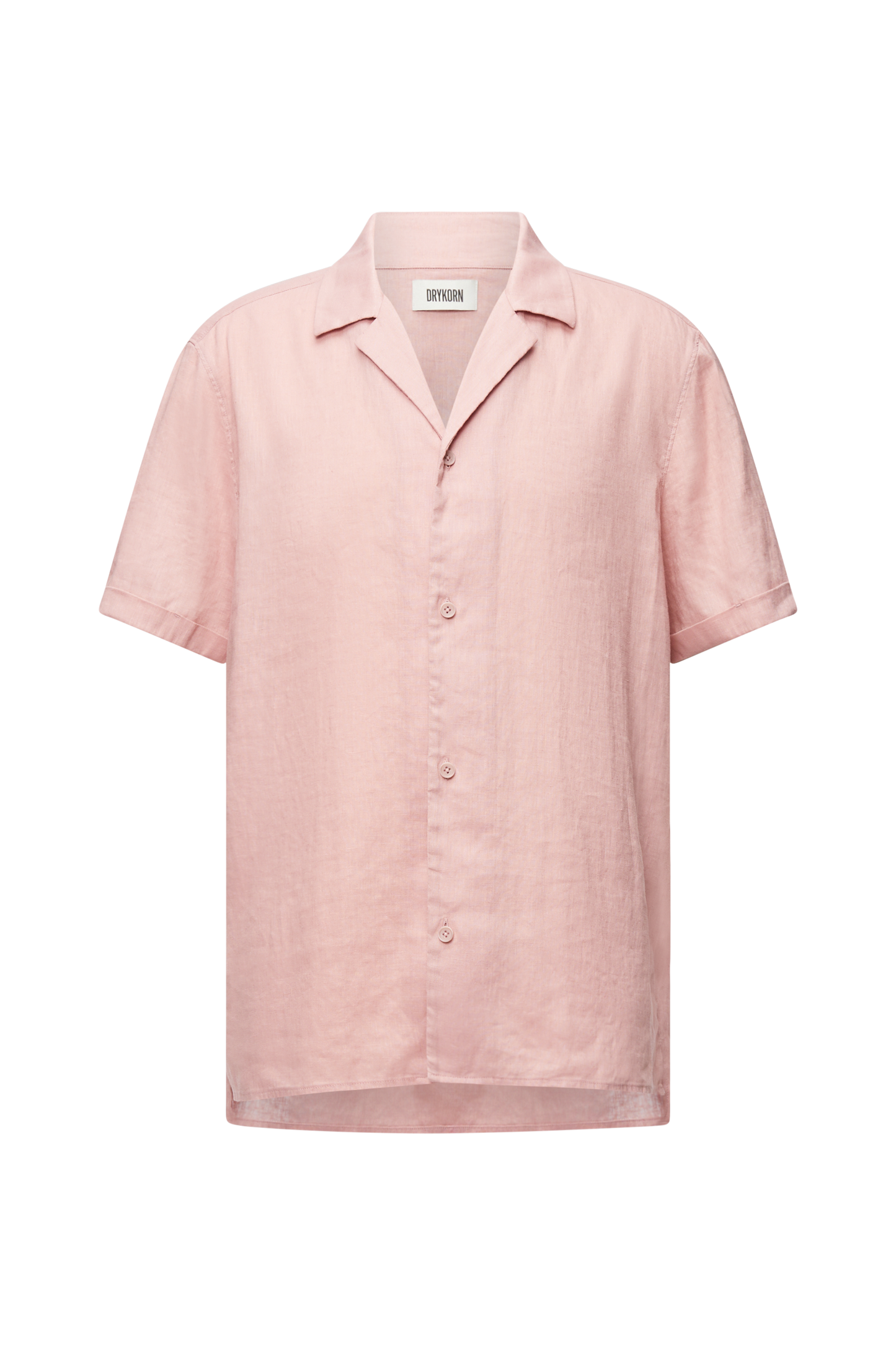 מכופתרת פשתן קצרה