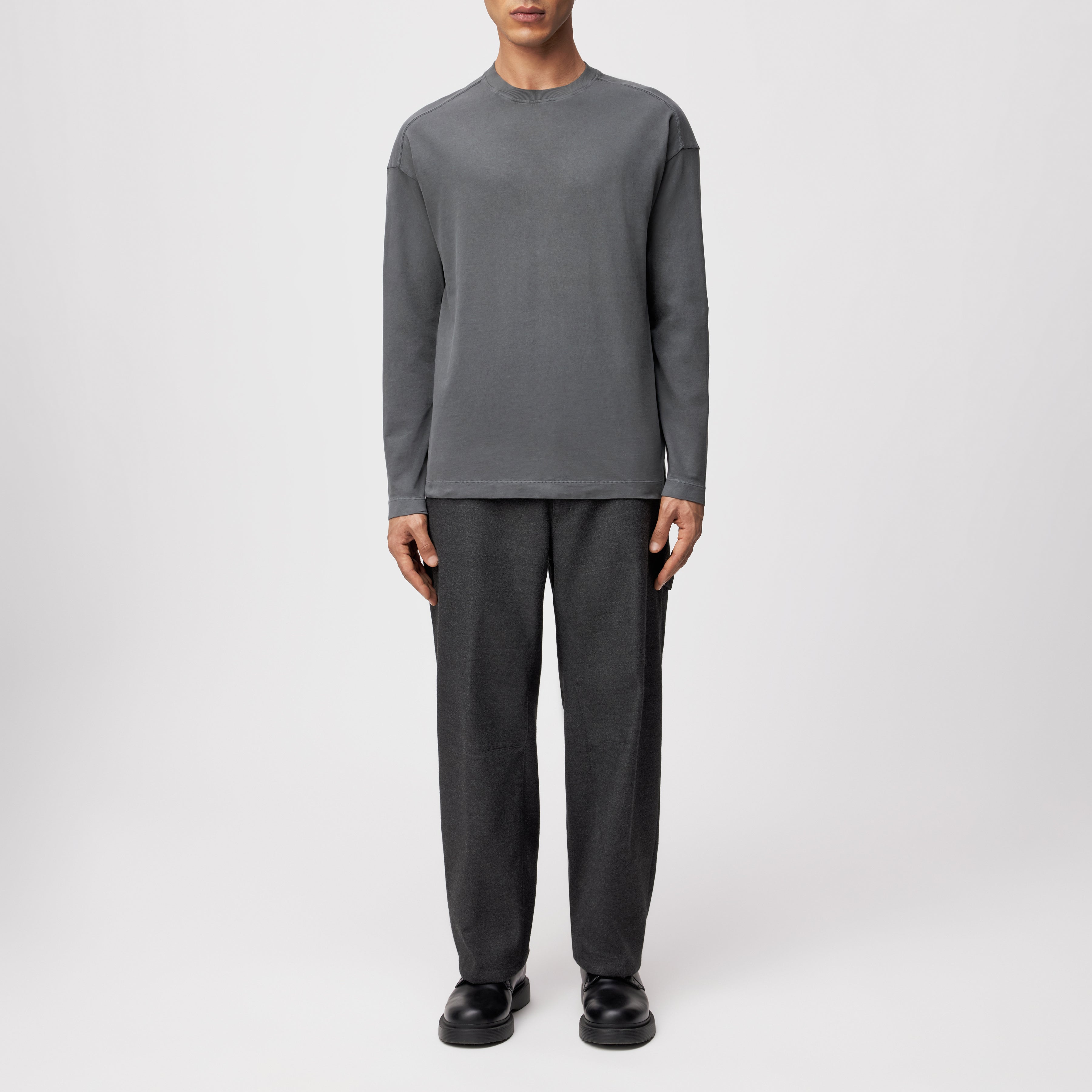 חולצת כותנה ארוכה