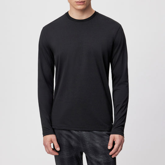 חולצה ארוכה תערובת ויסקוזה וכותנה