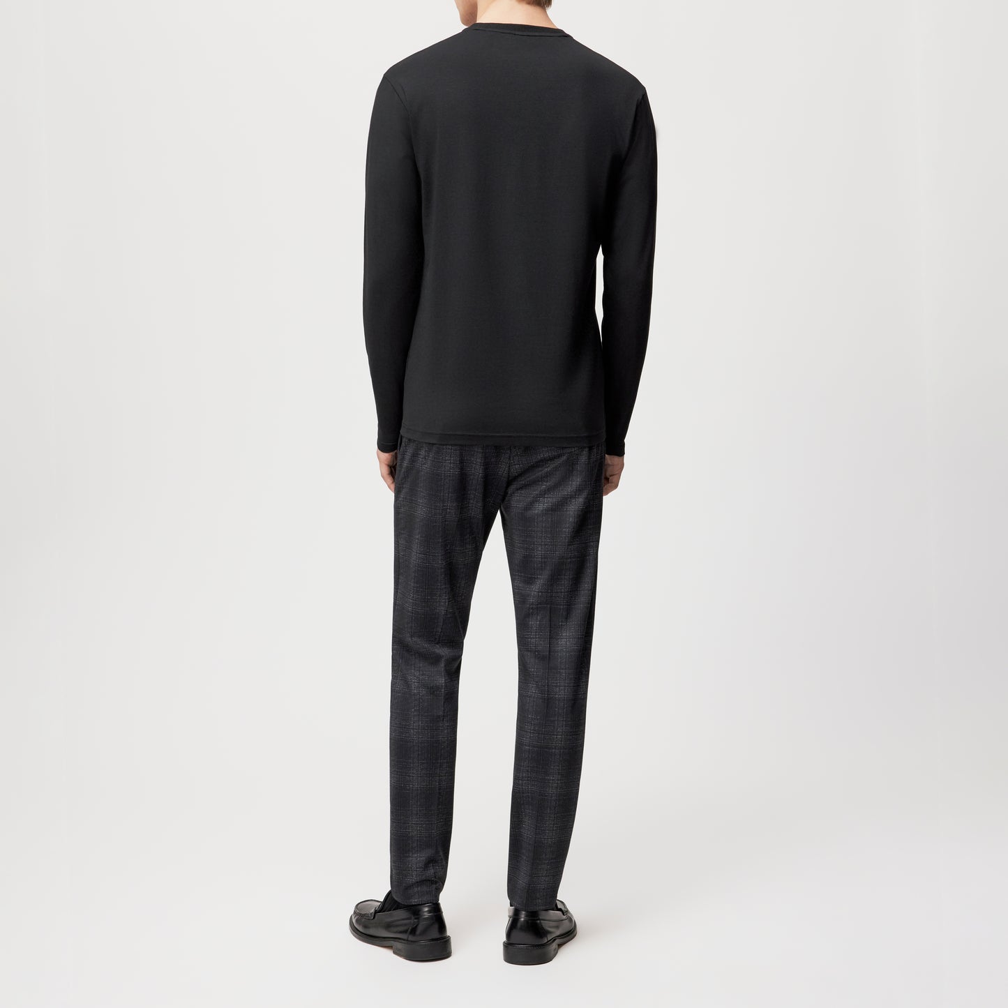 חולצה ארוכה תערובת ויסקוזה וכותנה