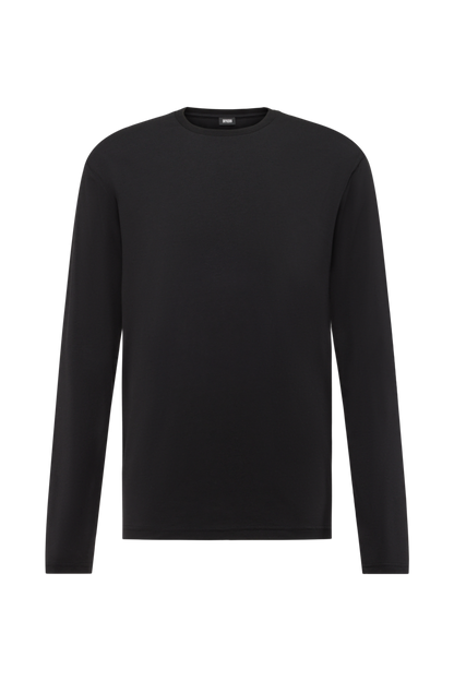 חולצה ארוכה תערובת ויסקוזה וכותנה