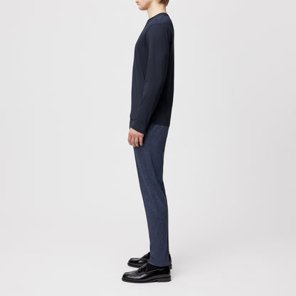 חולצה ארוכה תערובת ויסקוזה וכותנה