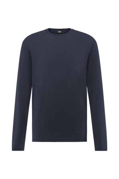 חולצה ארוכה תערובת ויסקוזה וכותנה