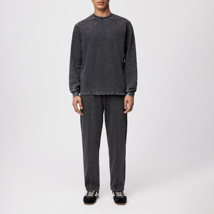 חולצת כותנה דהויה ארוכה