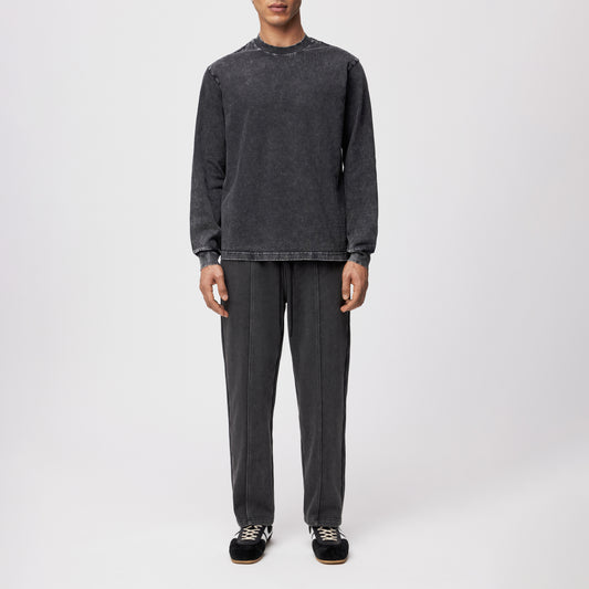 חולצת כותנה דהויה ארוכה