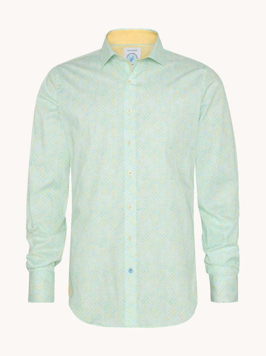 מכופתרת בהדפס טבעות - חוזר בקרוב