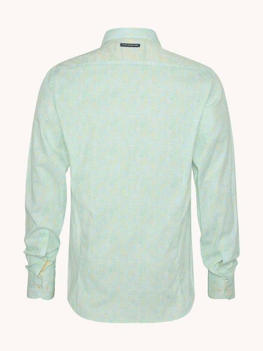 מכופתרת בהדפס טבעות - חוזר בקרוב