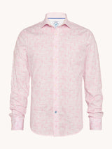 מכופתרת הדפס מלבני