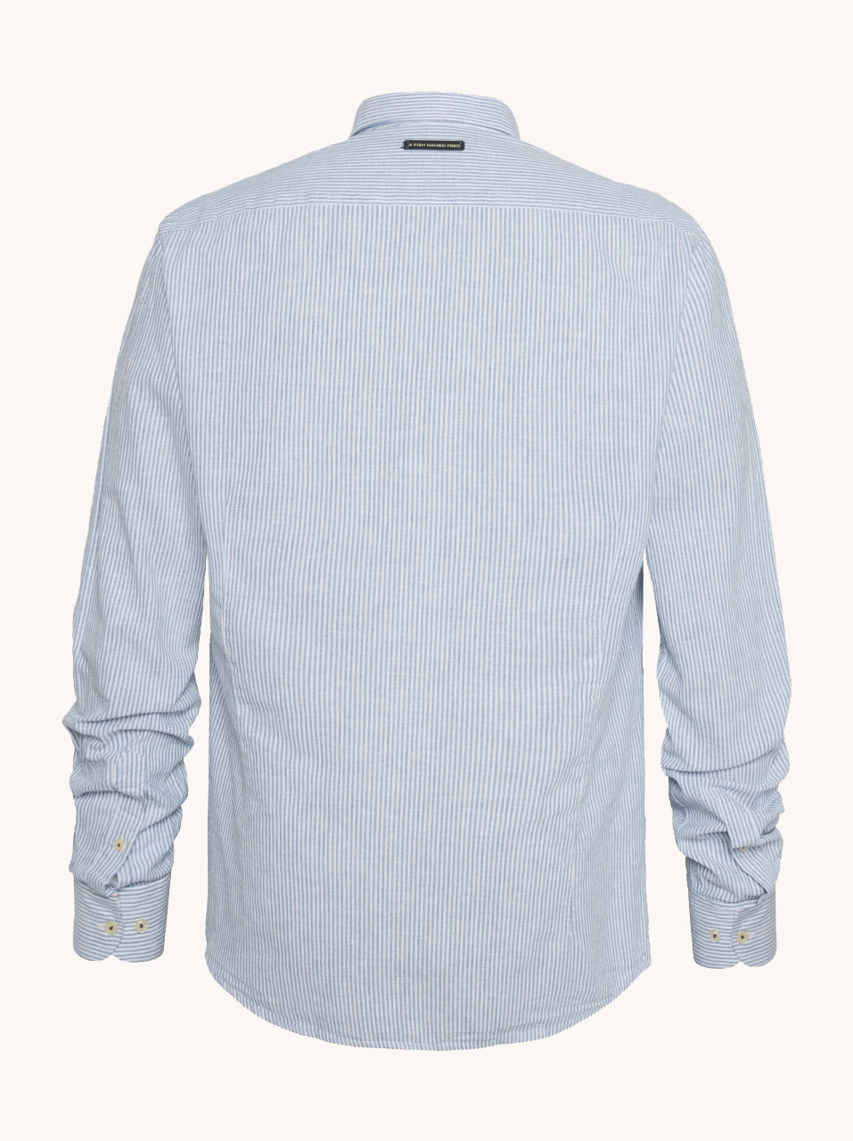 מכופתרת פשתן פסים