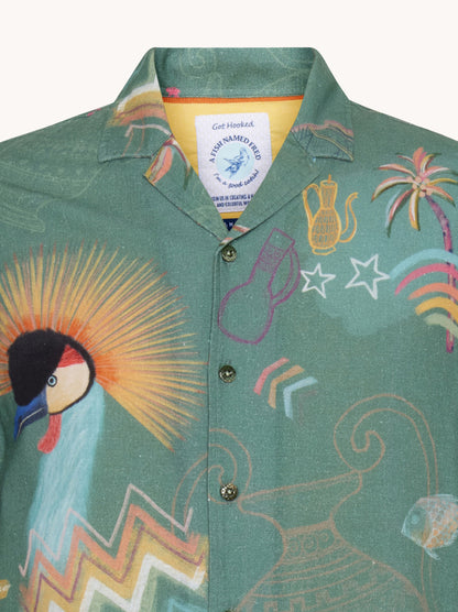 מכופתרת עגור הכתר - פשתן