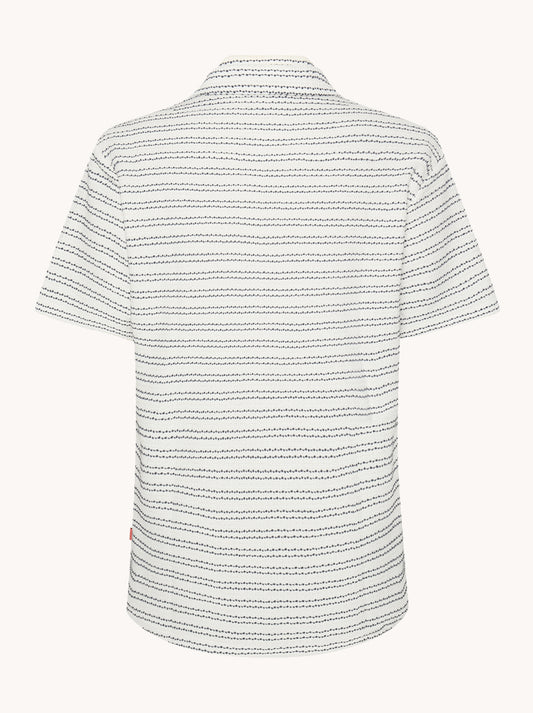 מכופתרת פסים