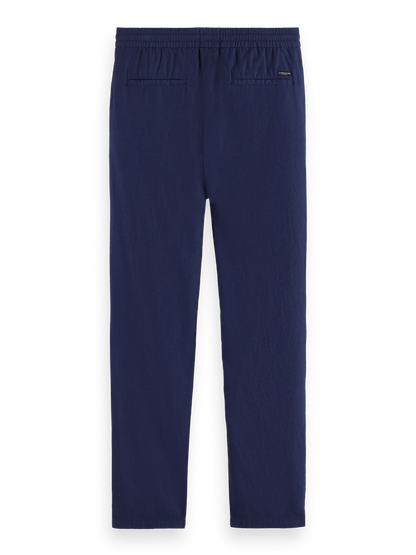 מכנס פשתן - כחול כהה