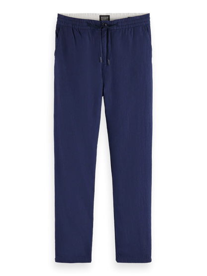 מכנס פשתן - כחול כהה