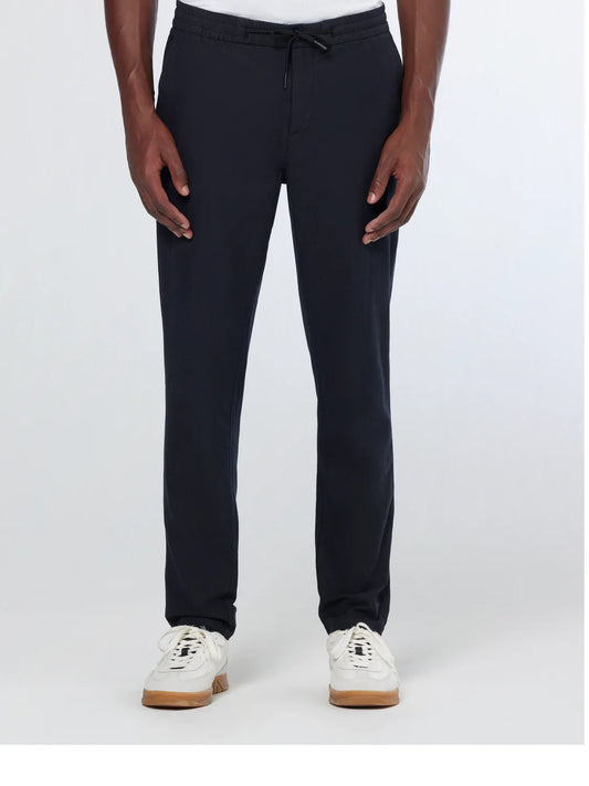 מכנס פשתן - שחור