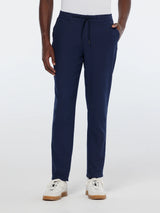 מכנס פשתן - כחול כהה