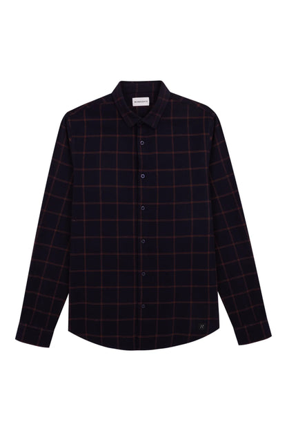 מכופתרת משבצות קנט