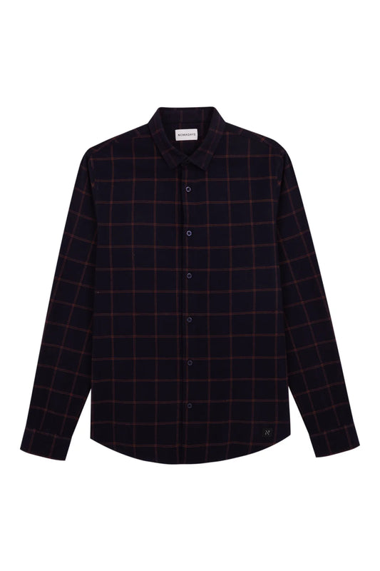 מכופתרת משבצות קנט