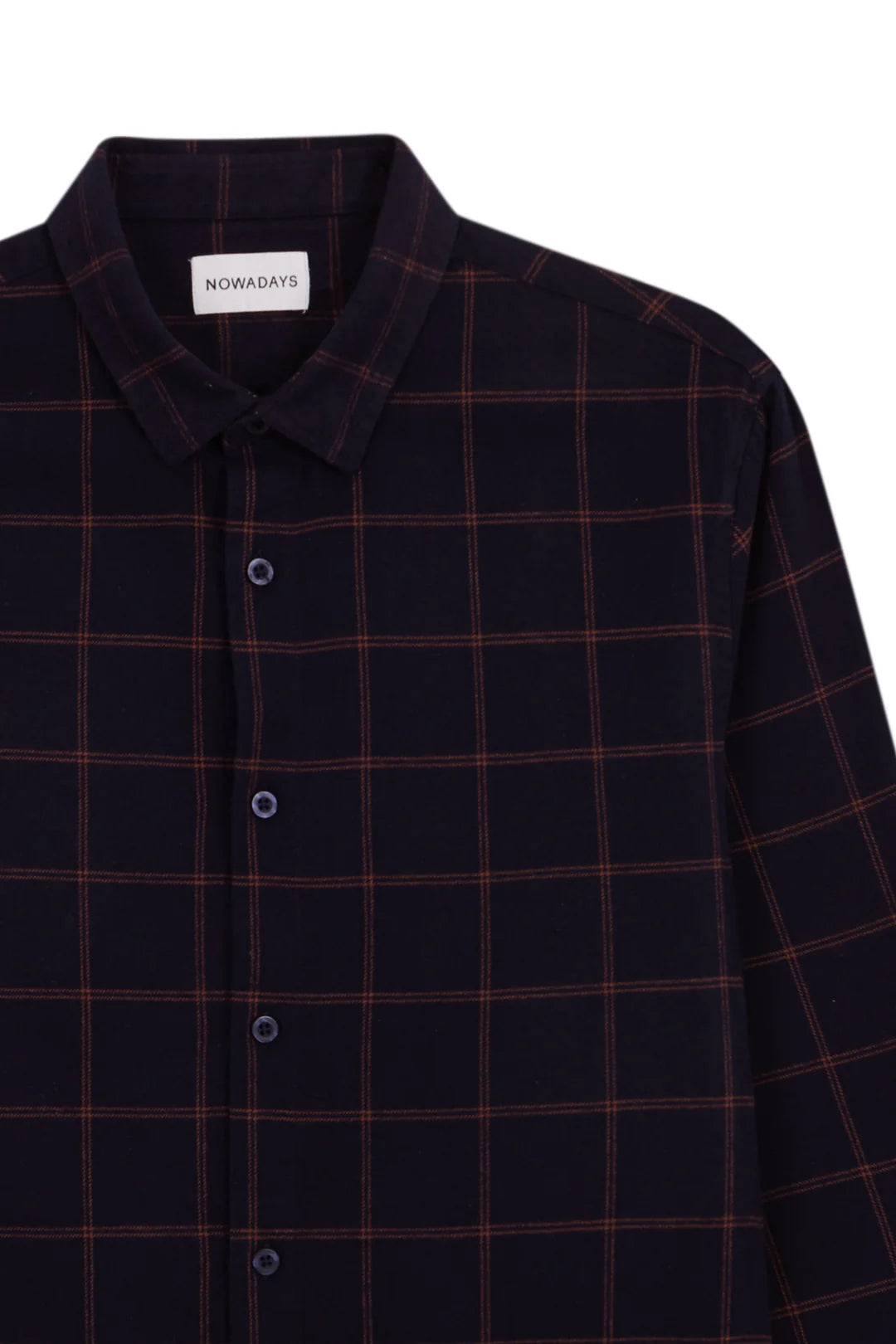 מכופתרת משבצות קנט