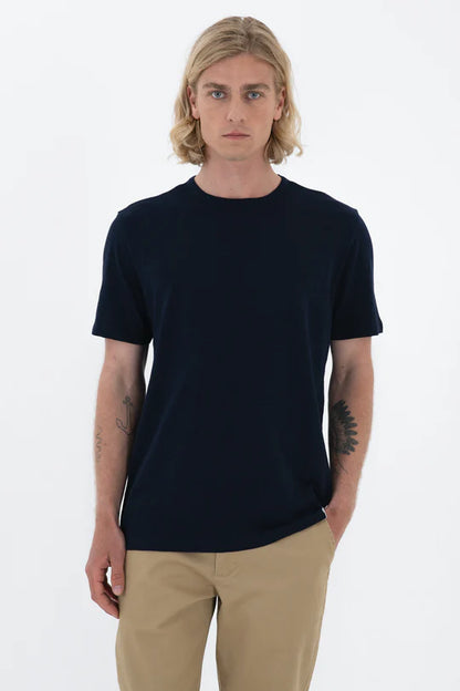 טישרט בייסיק - כחול כהה